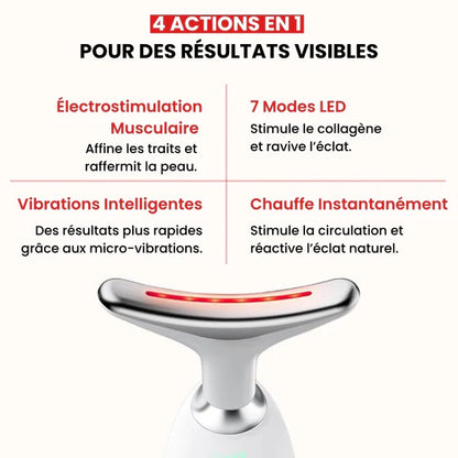 Auralift™ – Technologie de Soin LED 7-en-1 pour une Peau Liftée et Éclatante