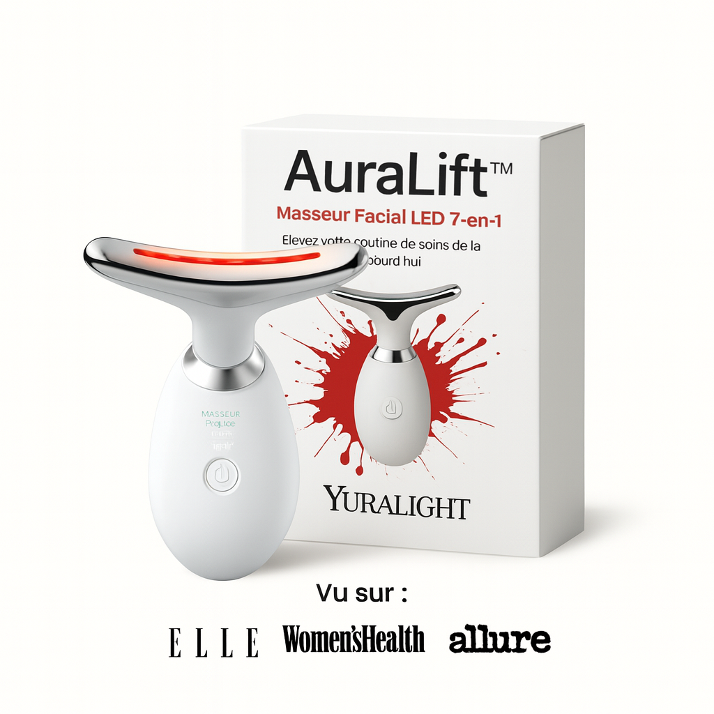 Auralift™ – Technologie de Soin LED 7-en-1 pour une Peau Liftée et Éclatante