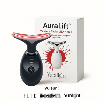 Auralift™ – Technologie de Soin LED 7-en-1 pour une Peau Liftée et Éclatante