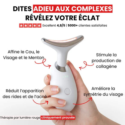 Auralift™ – Technologie de Soin LED 7-en-1 pour une Peau Liftée et Éclatante